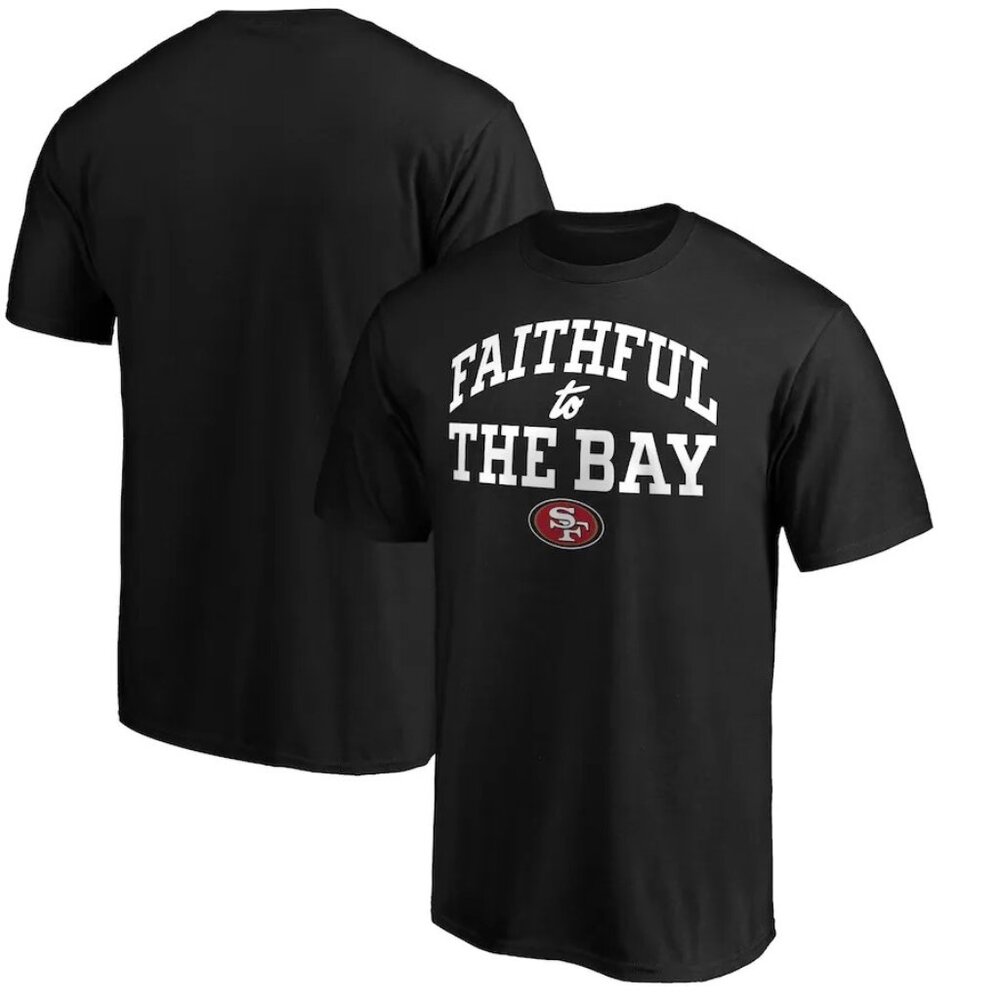 San Francisco 49ers Fanatics Faithful to the Bay Primary Oval T-Shirt - Black XL